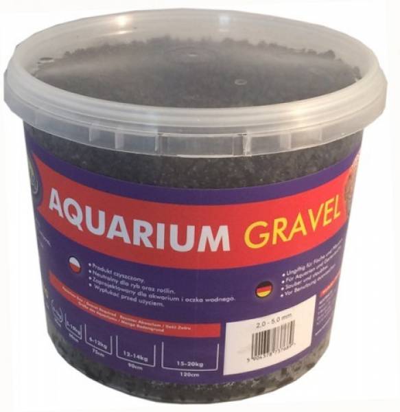 Naturkies Basalt 2-5mm 5kg Eimer